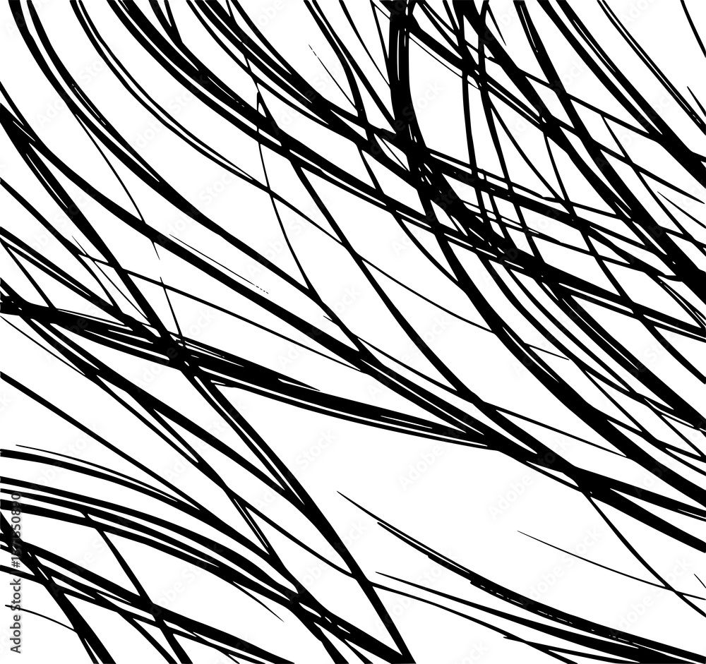 Poster abstract black ink strokes: a dynamic monochrome illustration featuring bold, intersecting lines cre
