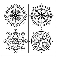 a set of circular designs
