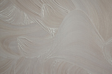 Abstract Pattern on White Wallpaper