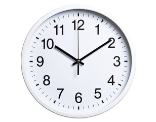 fashion wall clock, png file of isolated cutout object with shadow on transparent bac 