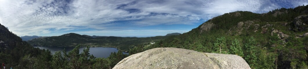 The Pulpit Rock hiking in Norway