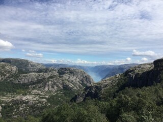 The Pulpit Rock hiking in Norway