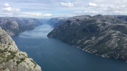 The Pulpit Rock hiking in Norway