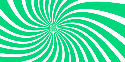 groovy 70s background yellow  green orange with twisted sunburst. vector illustration Colourful grunge retro burst vector