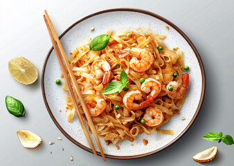 traditional Thai food dishes concept