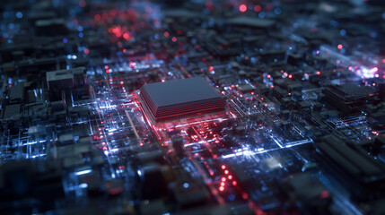 AI Processor with Dynamic Visual Effects