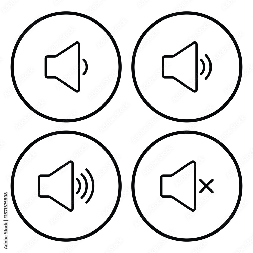 Poster megaphone icon. loudspeaker vector set. announcement sign. marketing megaphone sign. speaker volume 