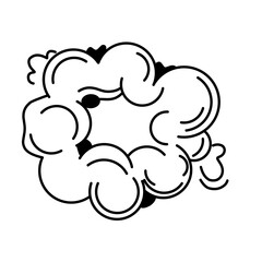 vector doodle bomb effect