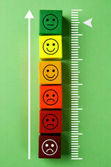 Satisfaction and well-being rating scale. Evaluates happiness. Mental health, work-life balance, financial stability, and personal growth concepts.