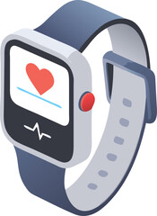 A cutting-edge smartwatch displaying a minimalist interface, perfect for modern tech.