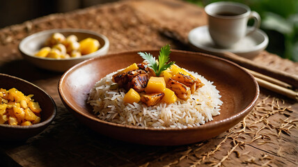 Arroz com Pequi – Traditional Brazilian Rice Dish from Goiás, Central-West Region
