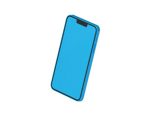 Blue Smartphone Display (Vertical)