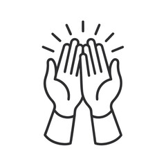 Obraz premium Clapping hands