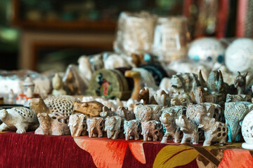 Small souvenir items from India.