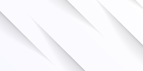 Modern White Abstract Background with Subtle Shadows