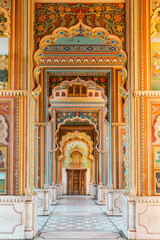 Patrika Gate, a Vibrant and Ornately Designed Monument at Jawahar Circle in Jaipur, Rajasthan. Showcasing the Colorful Heritage of the Pink City