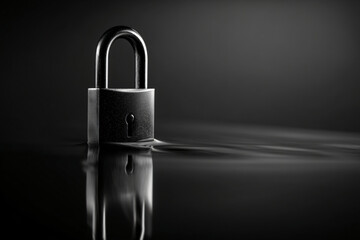 01.015.096.205.u8969375333 Lock Resting on a Reflective Surface Emphasize th 1d0d867b-af3b-47ce-91d4-1b5b73ab6562 3