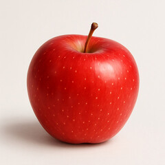 red apple isolated on white