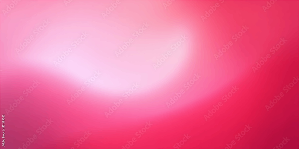 Poster pink abstract background with soft hearts and flowing wave pattern