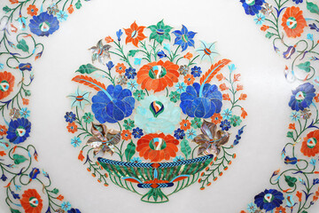 Marble souvenir unique to India. The marble used in the construction of the Taj Mahal.