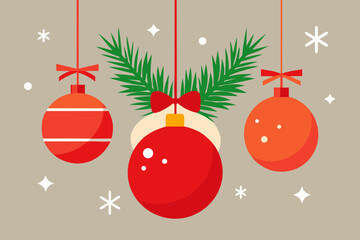 Christmas Holidays Background Composition Xmas Graphics