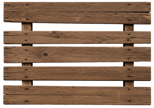 A rustic wooden pallet with visible grain detail