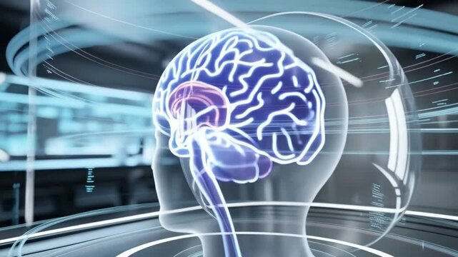 Exploring futuristic brain interface technology with advanced headgear system