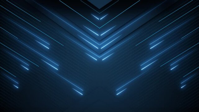Digital Data blue laser beams. Network Hi Tech Technology Background. Abstract technological background. 3D futuristic elements, lines and numbers for event party carnival, celebration, anniversary 4K
