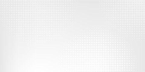 Dot white gray wave light technology texture background. halftone modern. eps 10