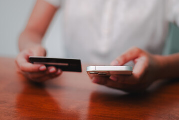 Digital payment transaction business setting mobile technology indoor environment close-up view modern concept