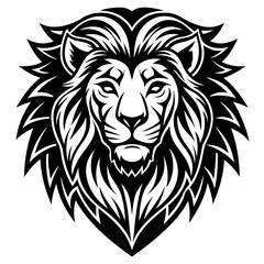 lion head vector