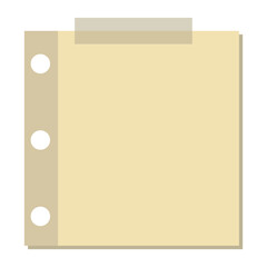 Set of Various Paper Stickers For Notes