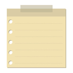 Set of Various Paper Stickers For Notes