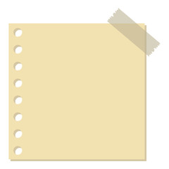 Set of Various Paper Stickers For Notes