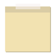 Set of Various Paper Stickers For Notes