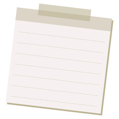 Set of Various Paper Stickers For Notes