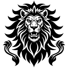 lion head vector