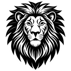 lion head vector illustration