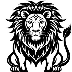 lion head vector