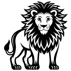 lion head vector