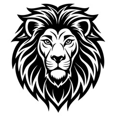lion head vector illustration