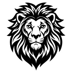 lion head vector