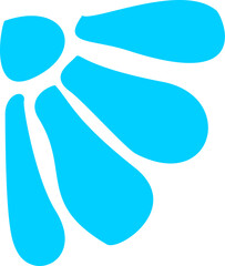 Flower Abstract Neon Colorful Wall Pattern