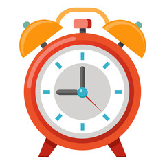 Retro Alarm Clock Vector