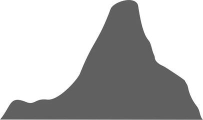 Black and White Nature Trek Illustration