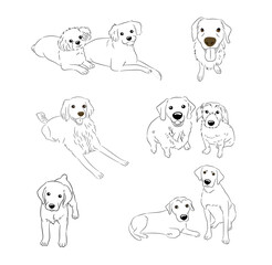 Pet Silhouette Black and White Bundle