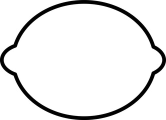 Black And White Fruit Icons Education