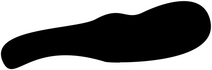 Abstract Human Silhouette Line Drawing