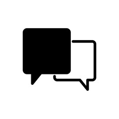 Naklejka premium speech bubble icon, containing Text Message. Chat message symbol, Chat speech bubble, Social media message icon for app or website, gear PNG