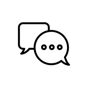 speech bubble icon, containing Text Message. Chat message symbol, Chat speech bubble, Social media message icon for app or website, gear PNG